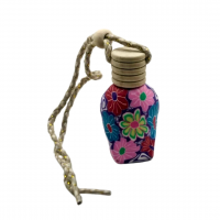 Floral Car Aromatizer Diffuser Bottle(vase sh..